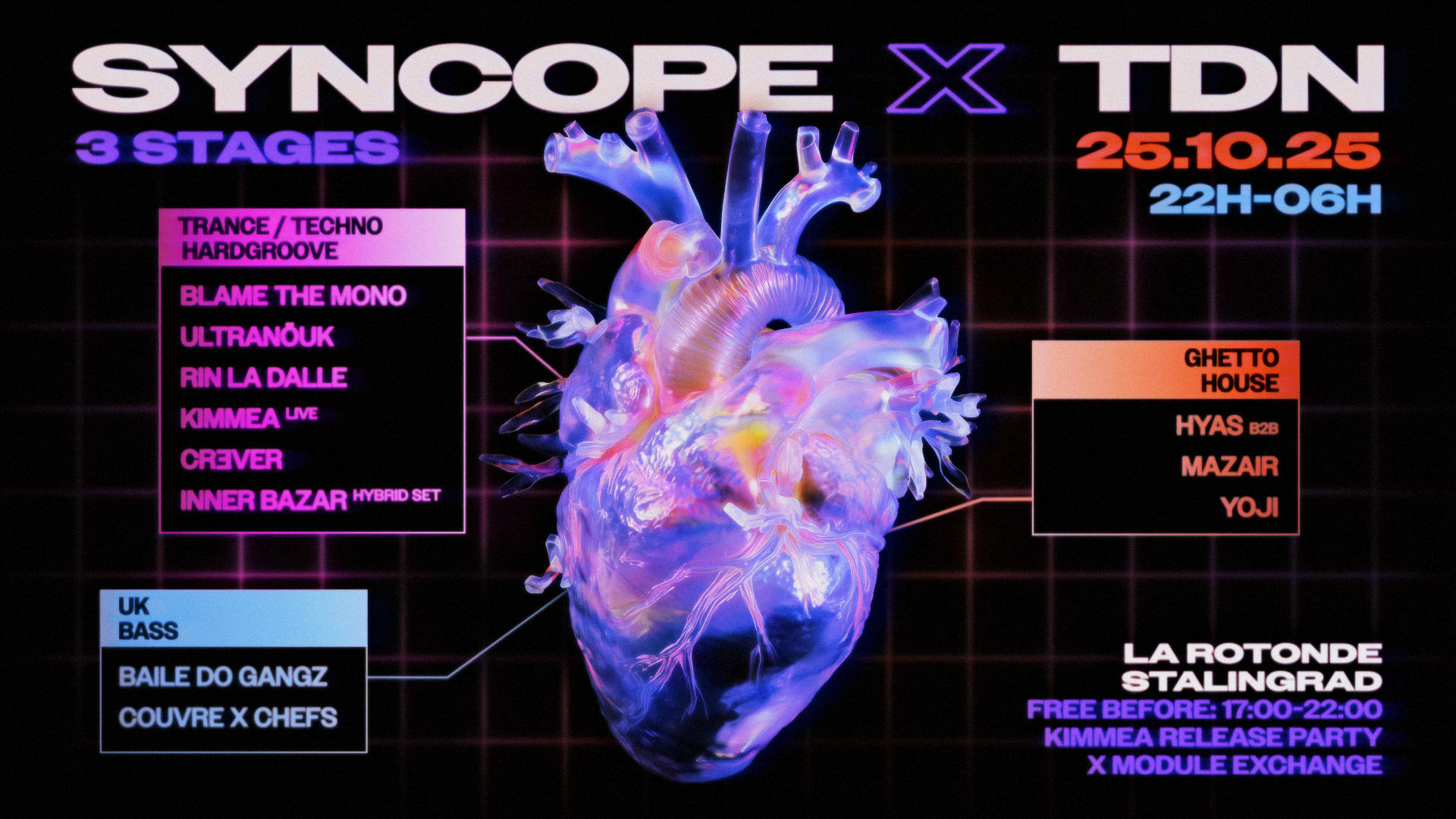 Syncope X Tdn : Blame The Mono, Hyas, Rin La Dalle & More