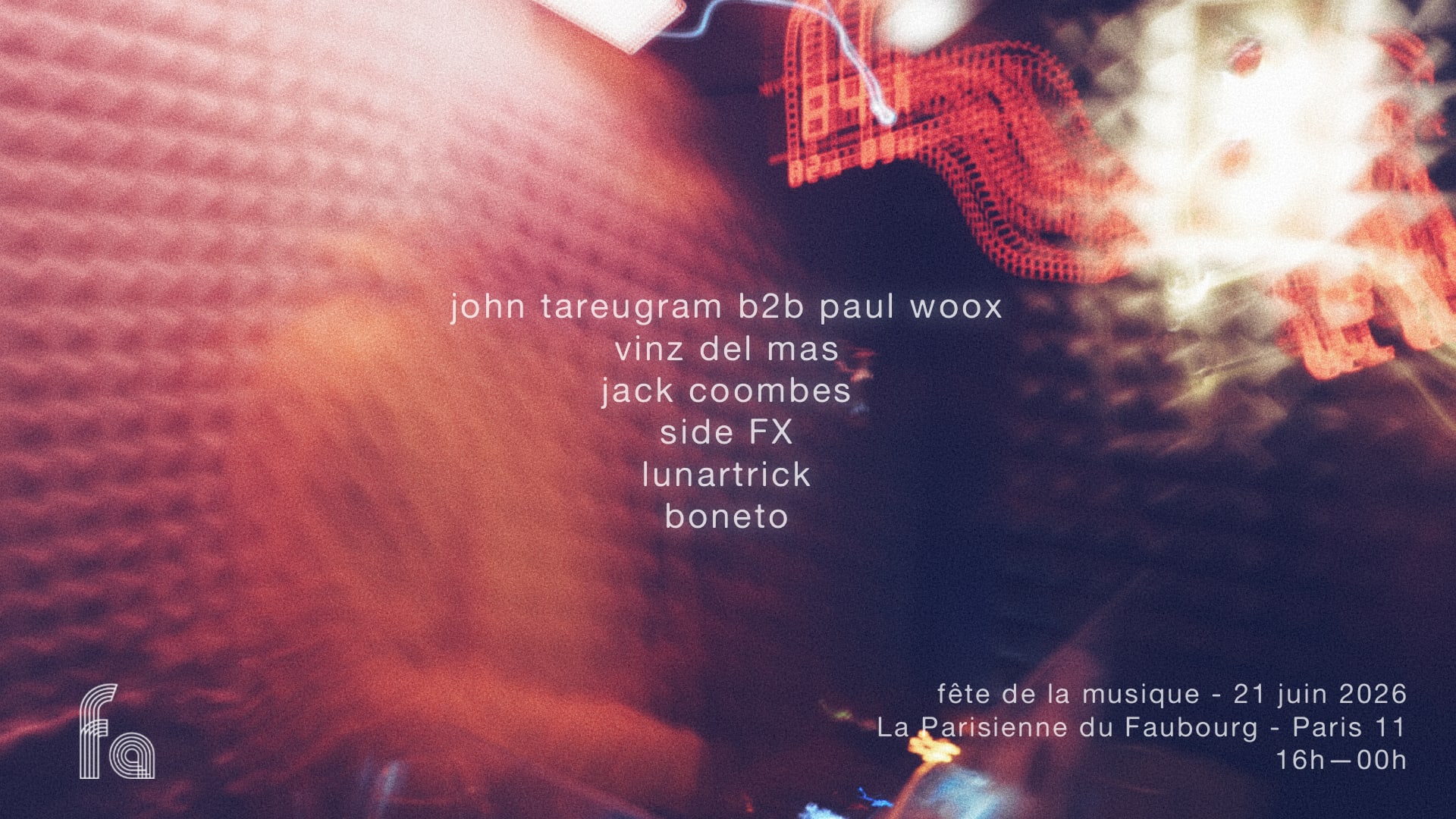 Fa Recordings Fête De La Musique 2026
