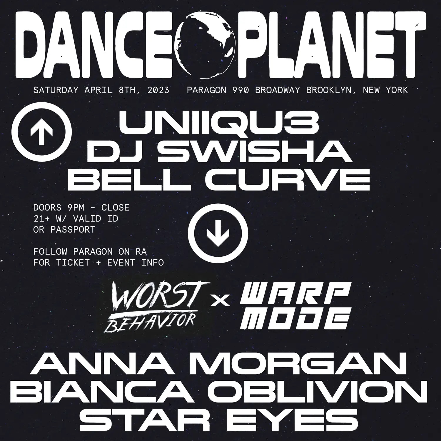 Dance Planet: Uniiqu3, Dj Swisha, Bell Curve, Anna Morgan