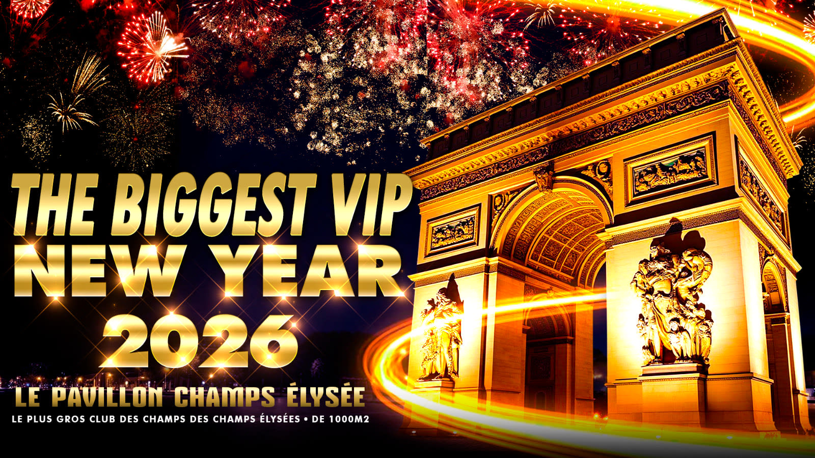 Le + Gros Reveillon Vip De France Private Club Élysées 2026