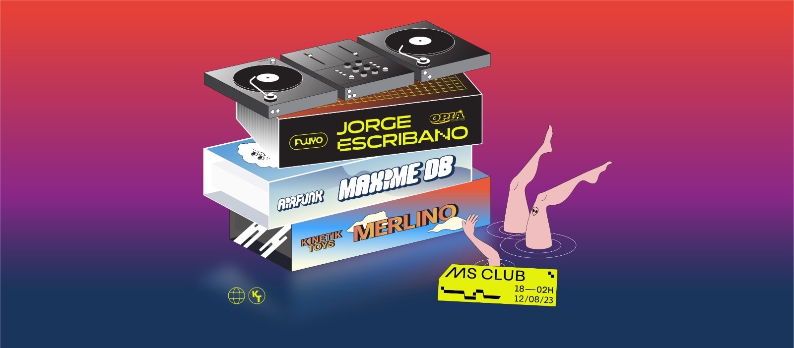 Kinetik Toys X Jorge Escribano X Maxime Db X Merlino @Msclub