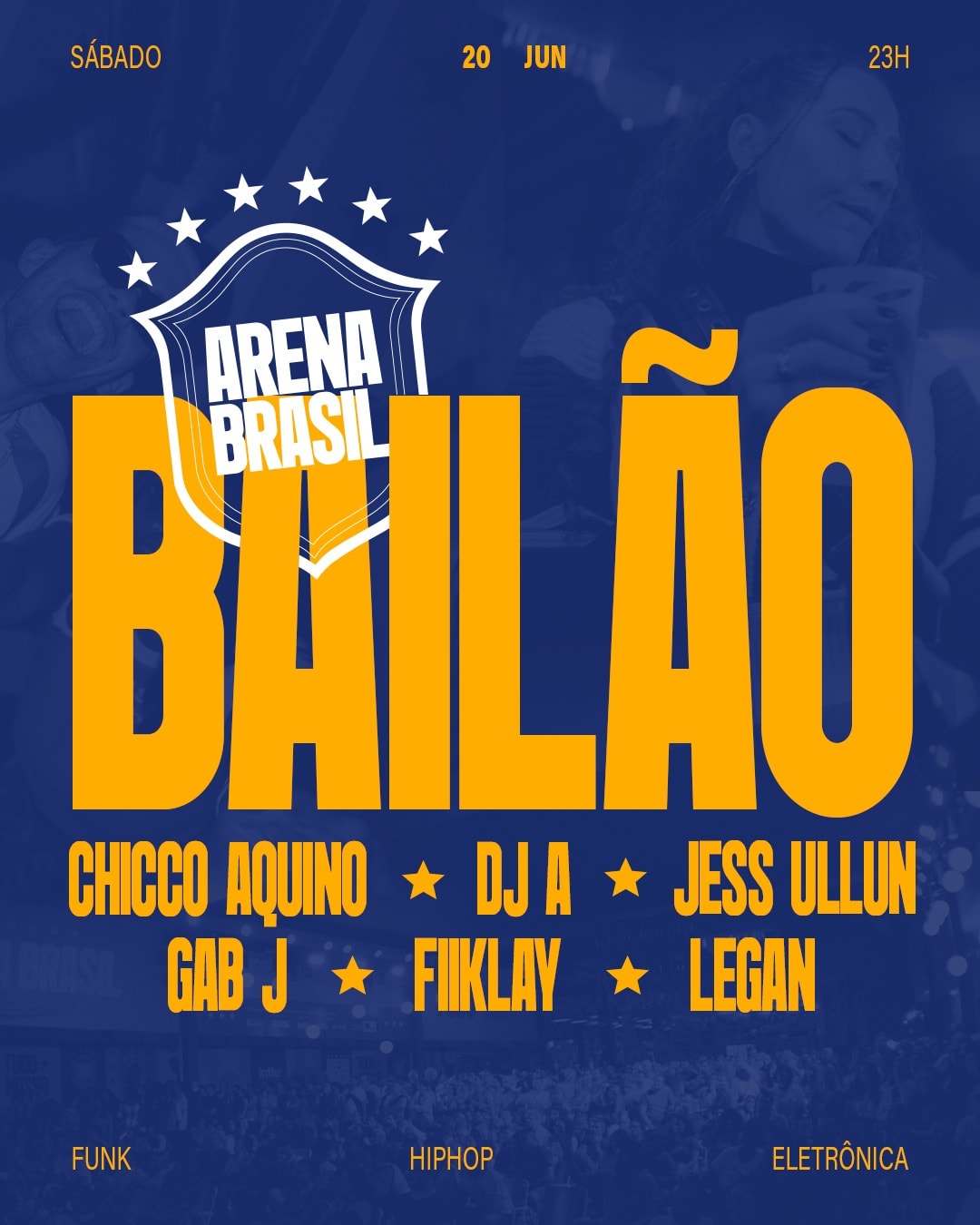 Hoje! Bailão Secreto Na Arena Brasil