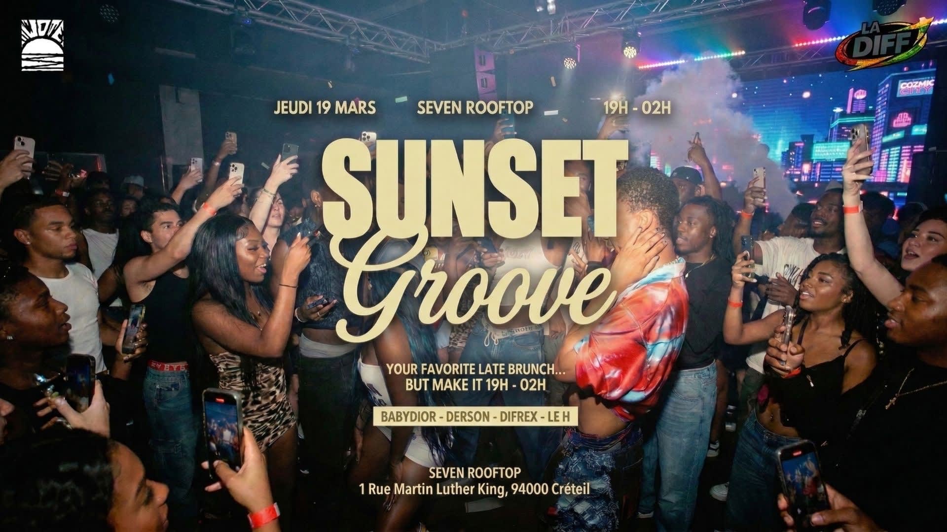 Sunset Groove : Afro Amapiano Dancehall Rooftop Party