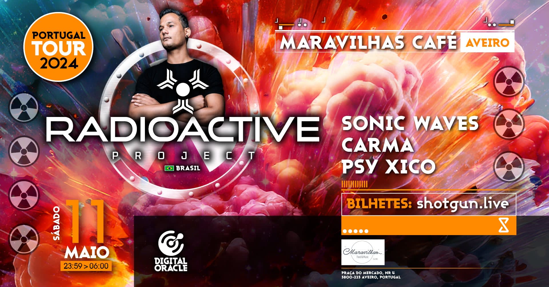 Radioactive Project & Sonic Waves @ Maravilhas Café