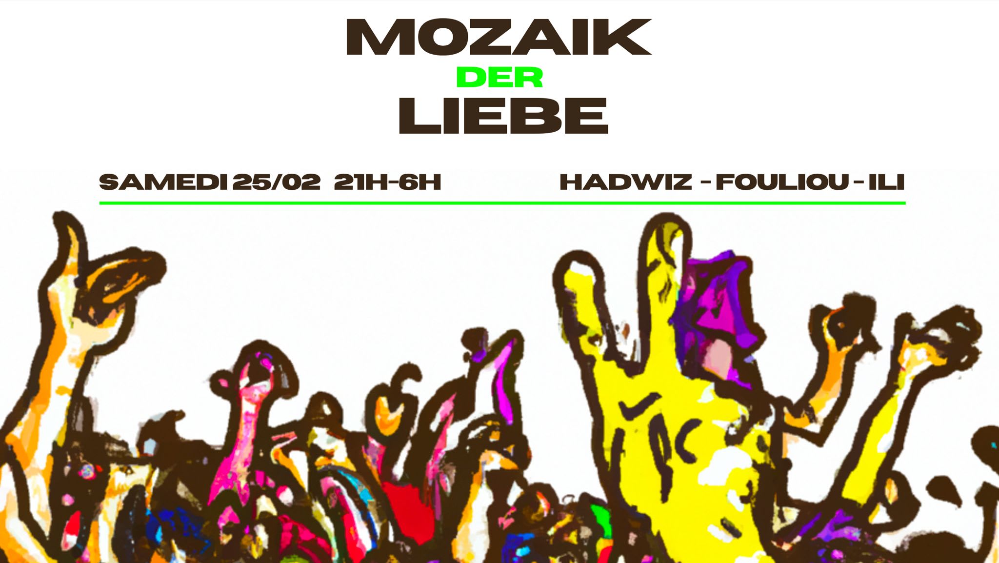 Mozaik Paris X Liebe  