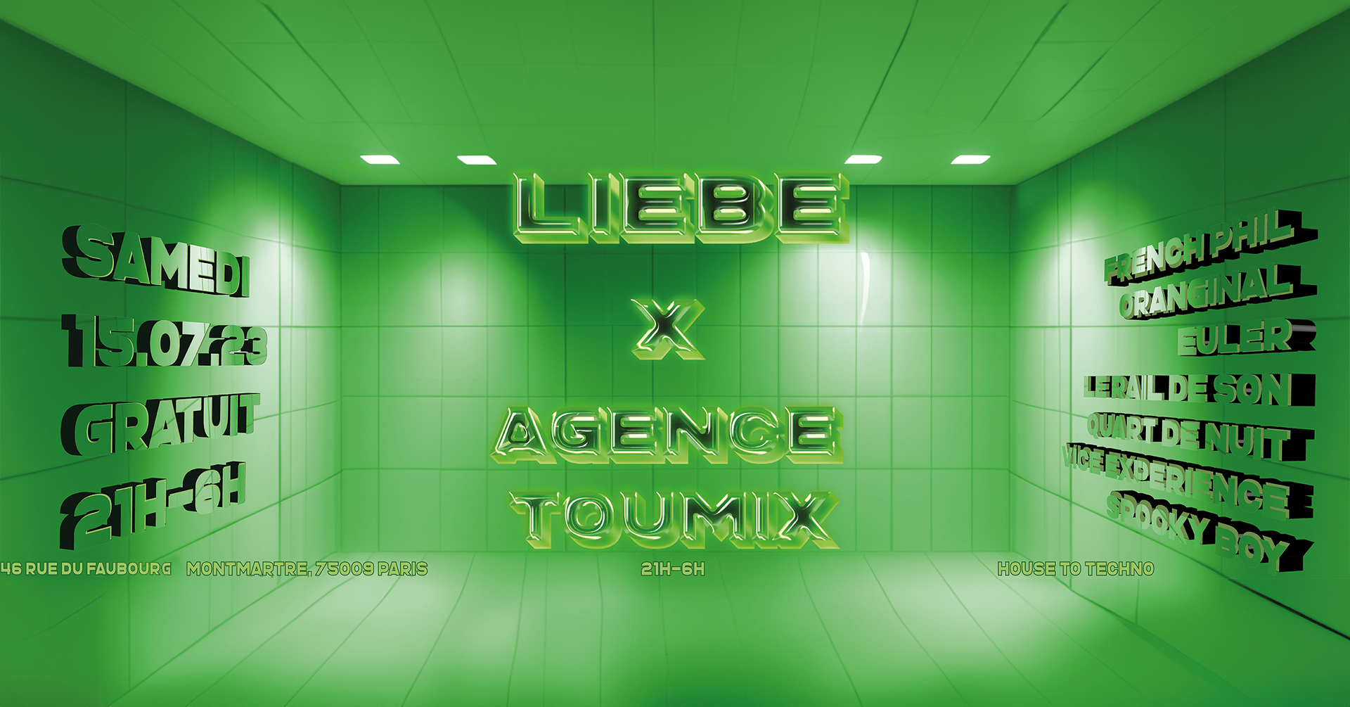 L'after De La Teuf Nationale W/ Agencetoumix • Liebe