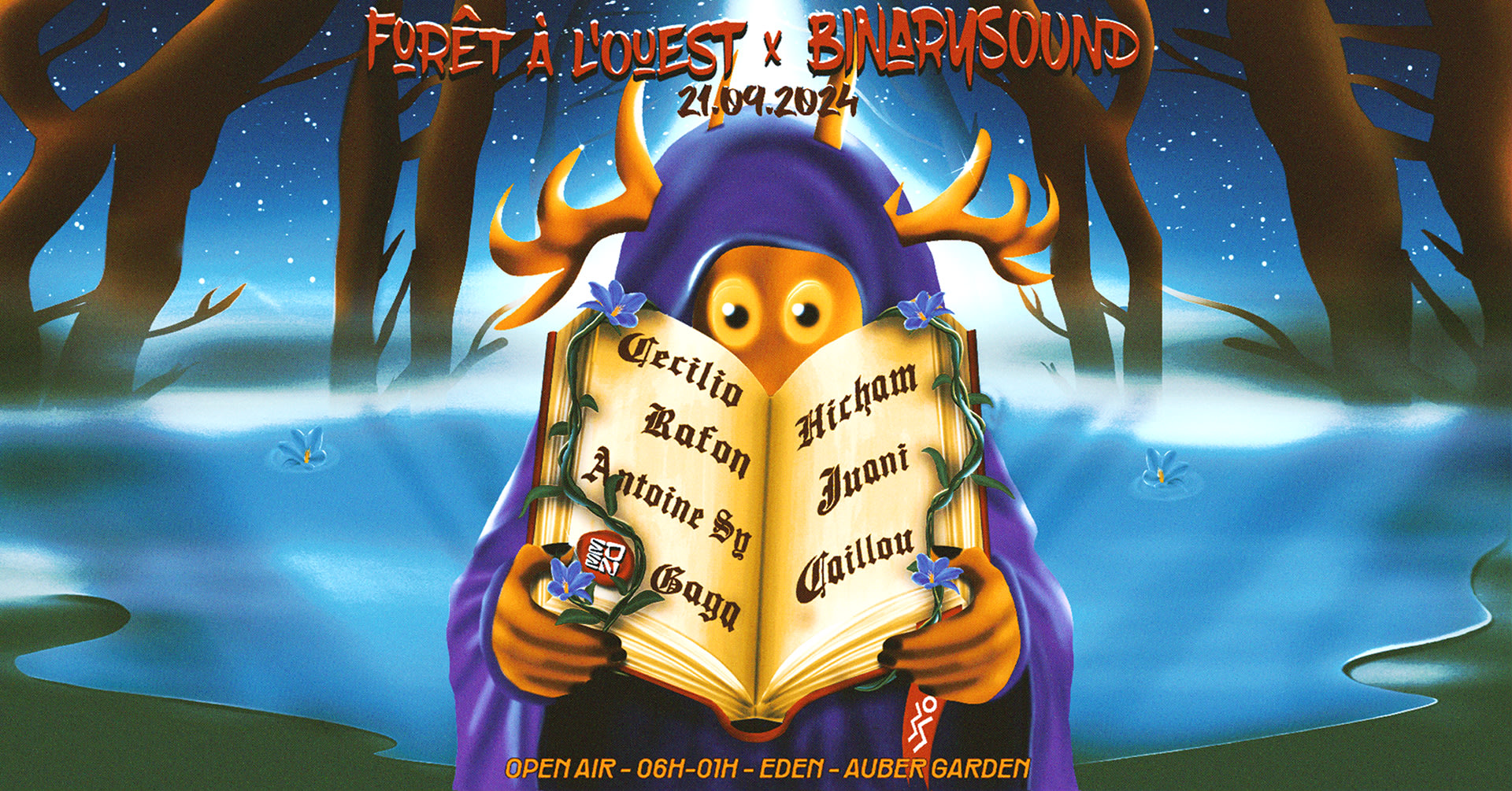 Open Air Xxl : Forêt À L'ouest X Binary Sound – 19h Non-Stop