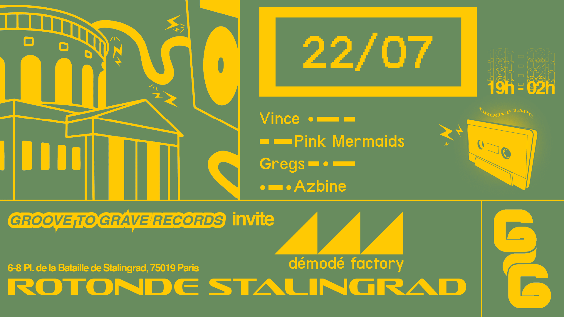 Groove To Grave Records Invite Démodé Factory