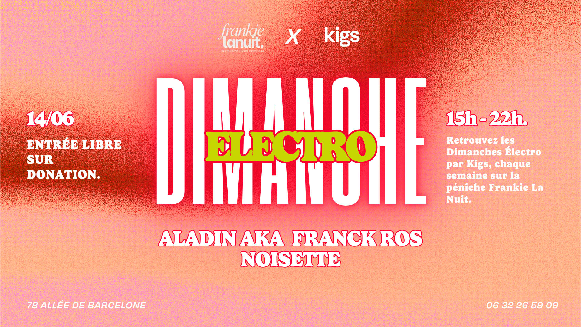Dimanche Electro Kigs #14 - Aladin Aka Franck Ros, Noisette