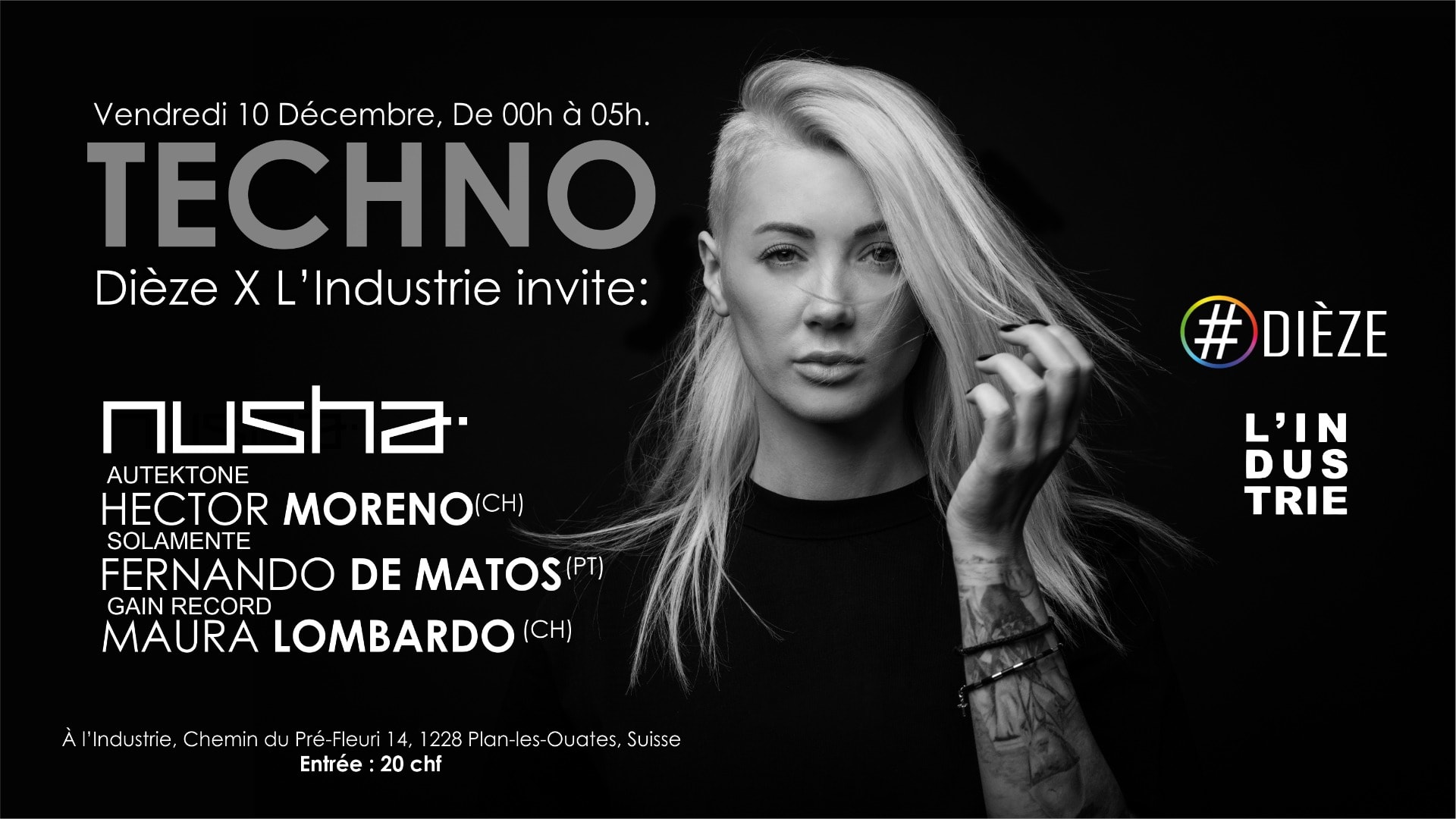 Dièze X L'industrie Invite: Nusha