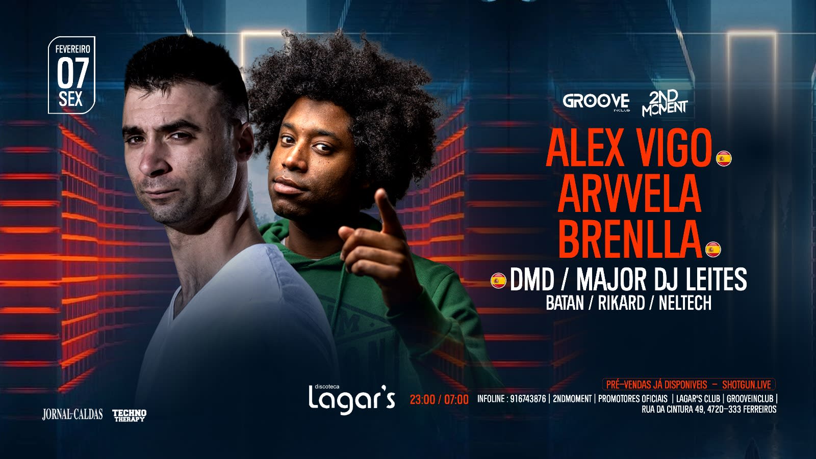 Techno Session W/Alex Vigo # Arvvela # Brenlla & Guest's