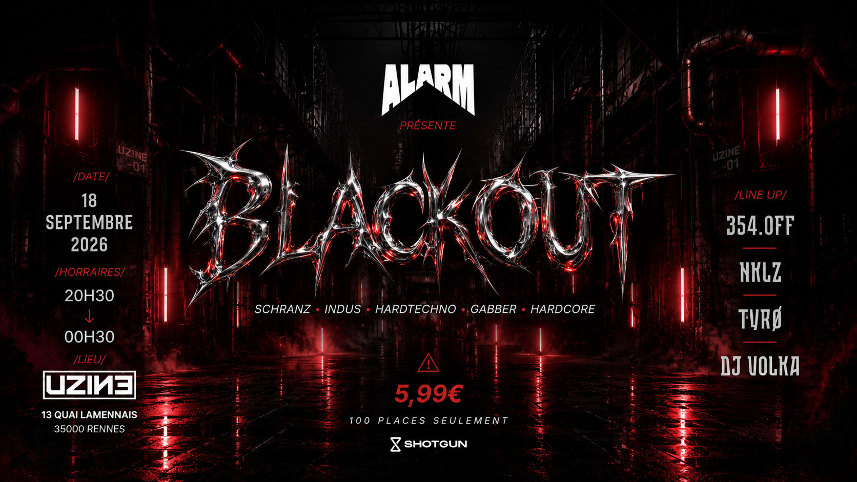 Alarm — Blackout
