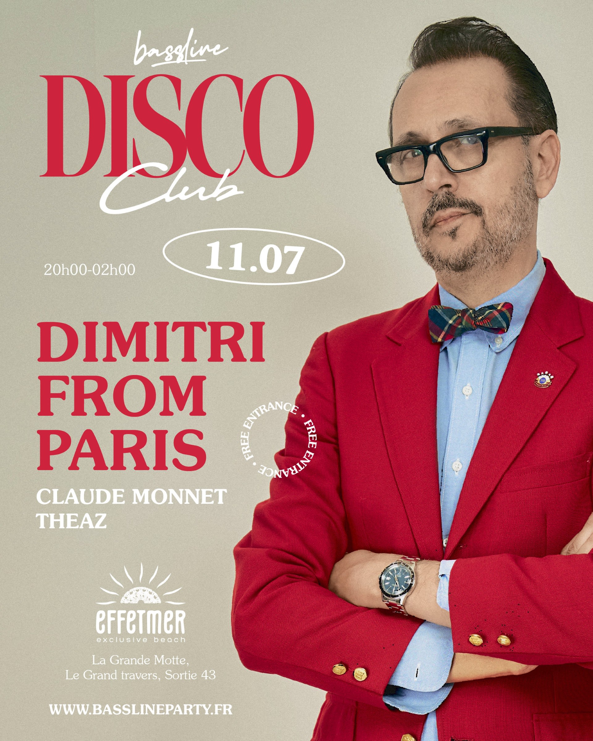 Disco Club By Bassline Party X Dimitri From Paris