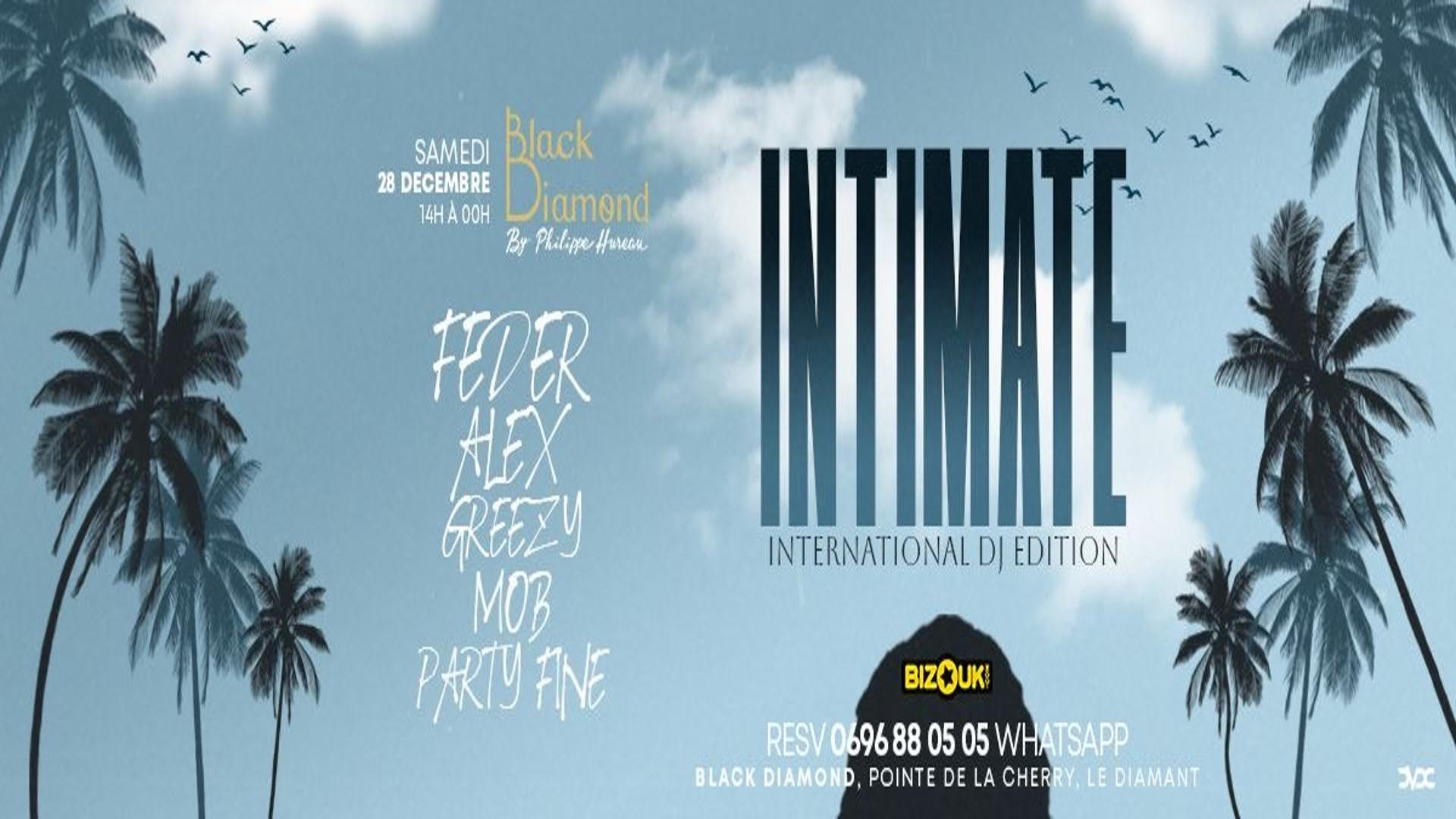 Intimate W / Feder - Alex (Sxm) - Greezy - Mob - Party Fine