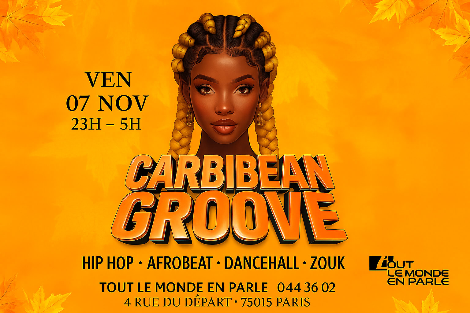 Soiree Caribbean Groove Club & Terrasse , Hiphop,Afrobeat