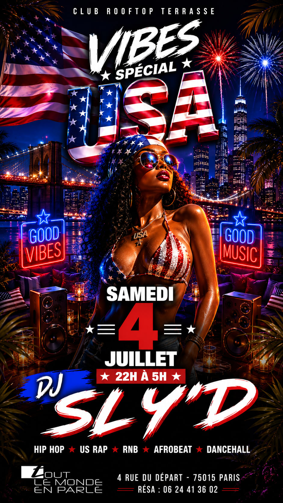 Soiree Vibes & Match France & Paraguay Open Air / Club / Dj