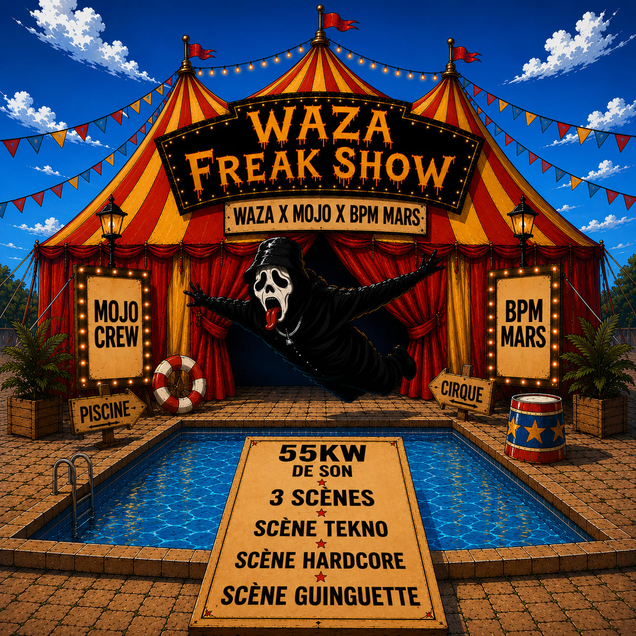 The Freak Show - Waza X Bpm Mars X Mojocrew