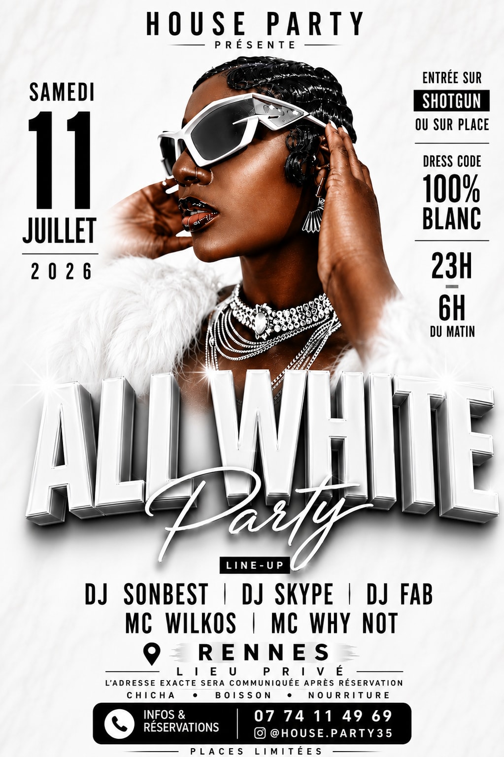 House-Party All White