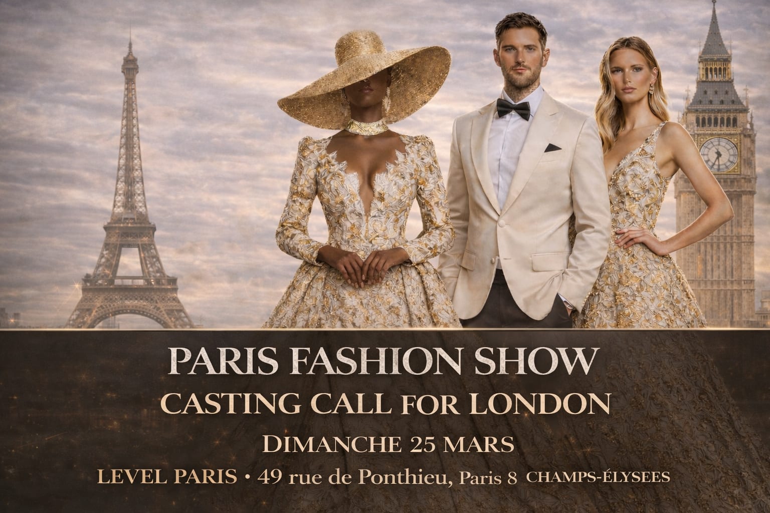 Fashion Show Défilé  Et Show Artistique Paris