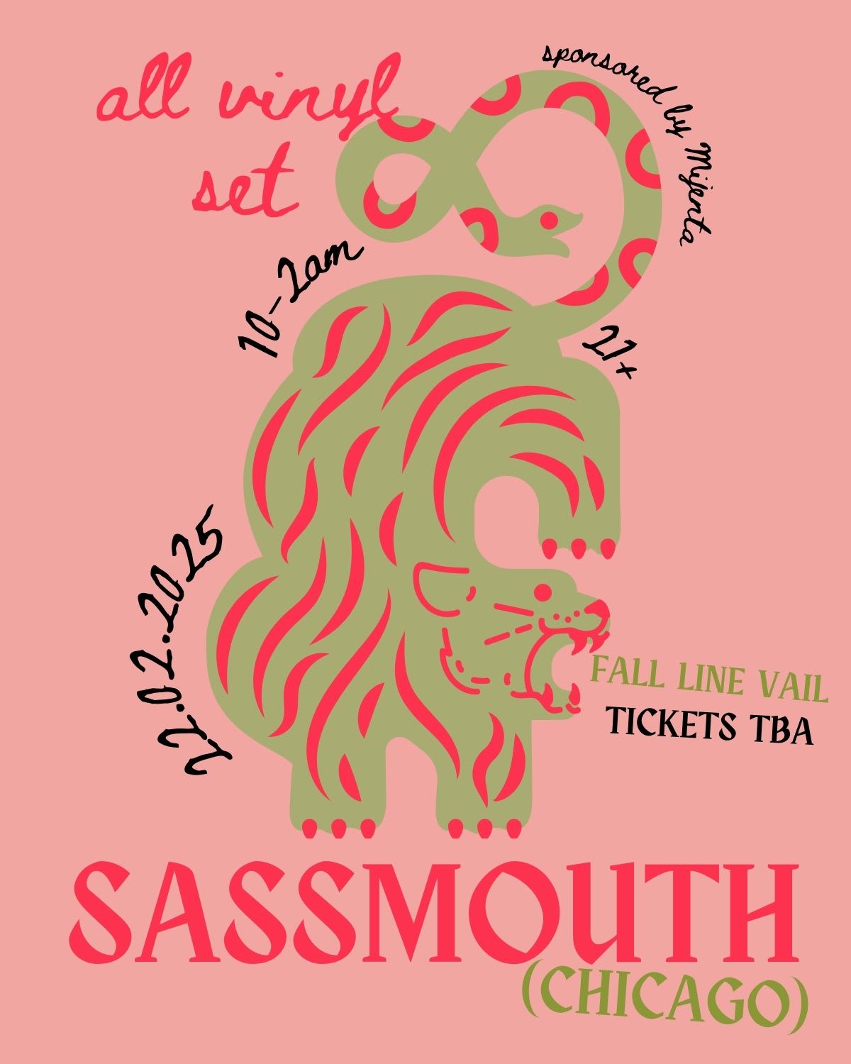 Sassmouth (Chicago) Vinyl Set X Fall Line Vail