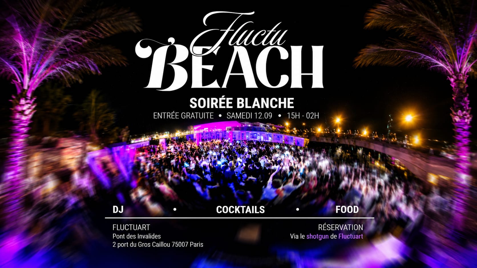 Fluctu Beach - Soirée Blanche