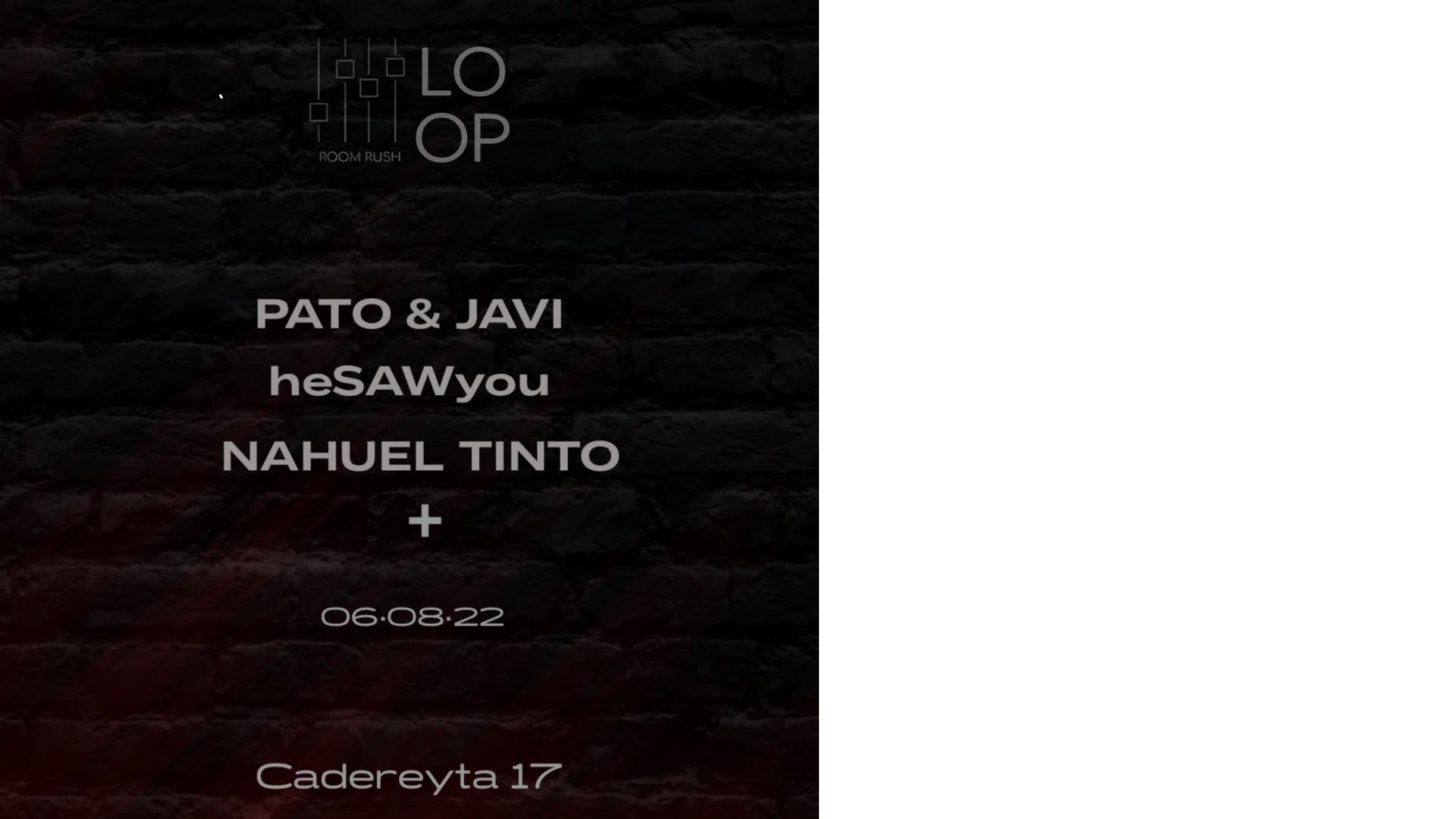 Noches De Electronica Looproom Rush