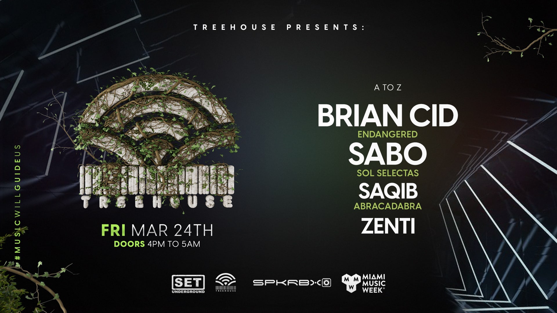 Brian Cid (Endangered) + Sabo (Sol Selectas) + Saqib