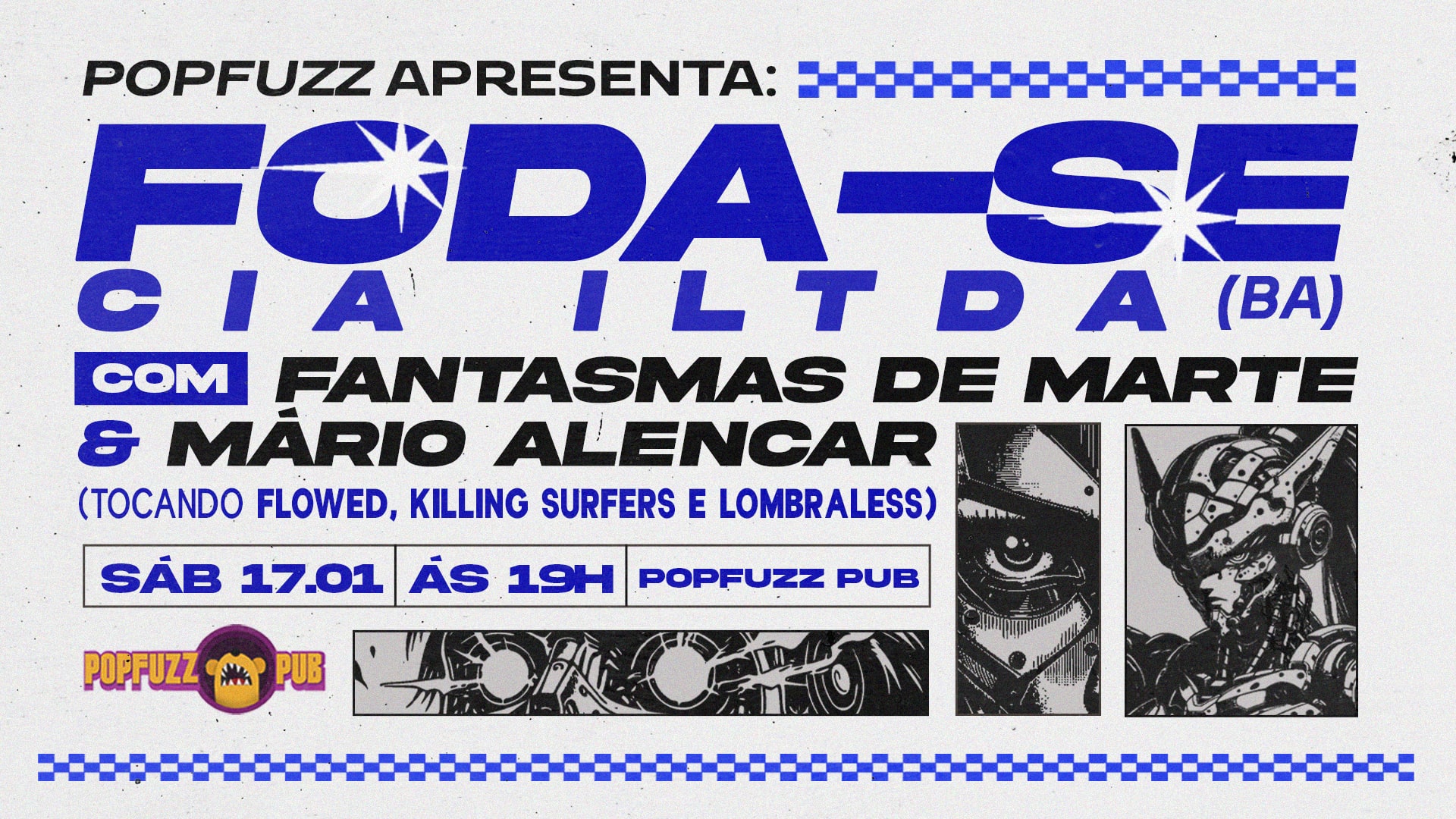 Foda-Se Cia Iltda + Fantasmas De Marte + Mario Alencar