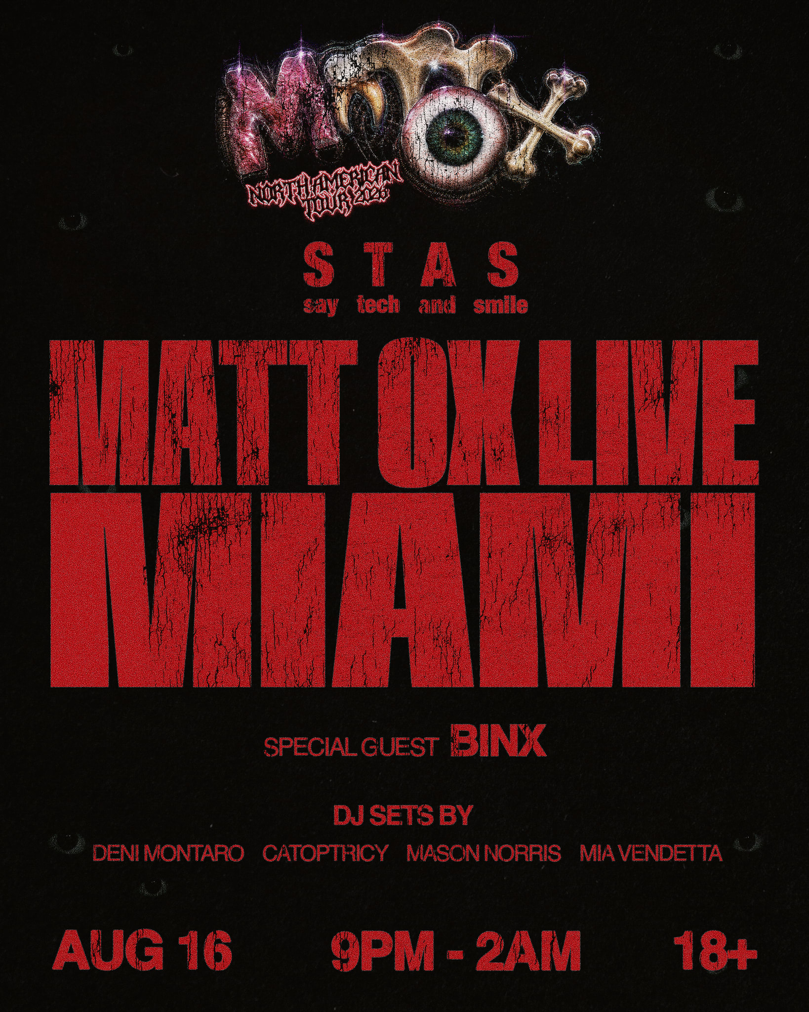 Matt Ox [Live] W/ Special Guest Binx