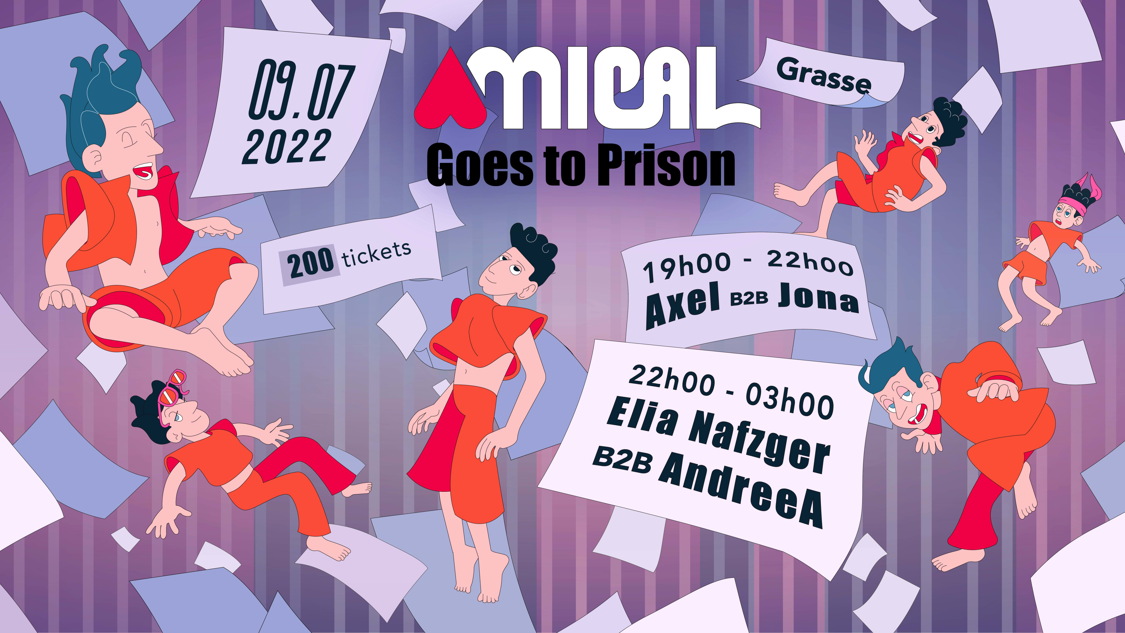 Amical Crowd Goes To Prison - Opening Party