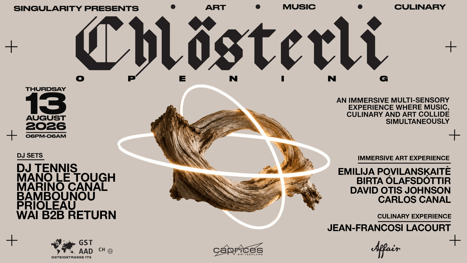 Chlösterli Opening