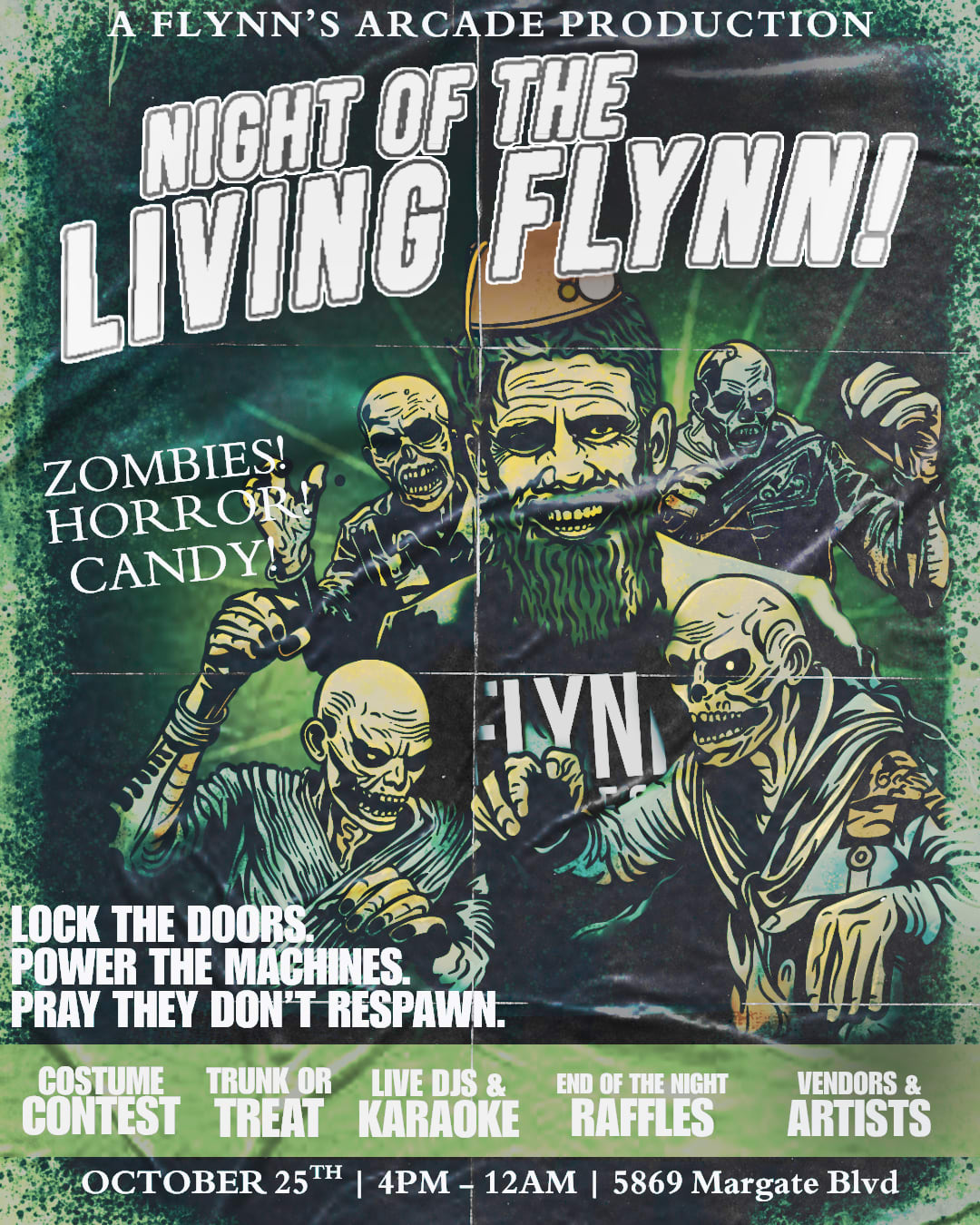 Night Of The Living Flynn: Halloween Party | Flynn's Arcade