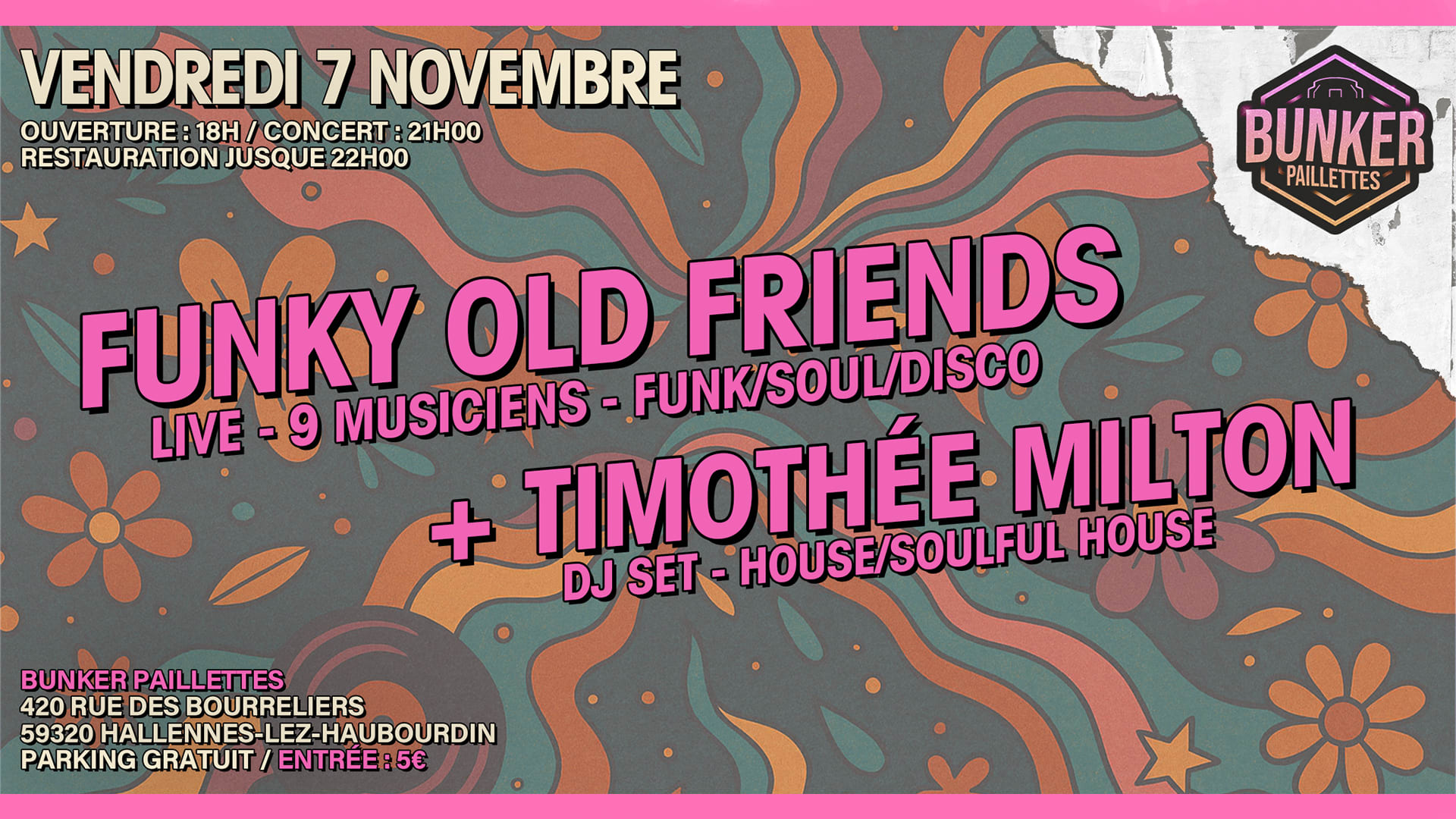 Funky Old Friends + Timothée Milton