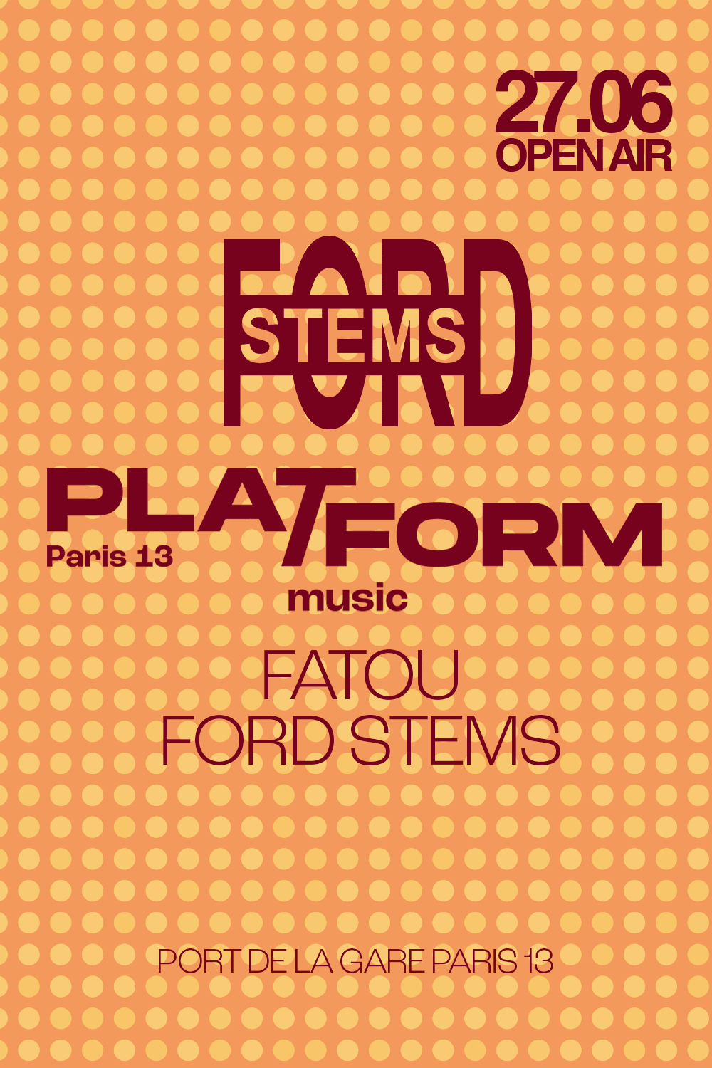 Open Air (Free) • Ford Stems & Friends W/ Fatou