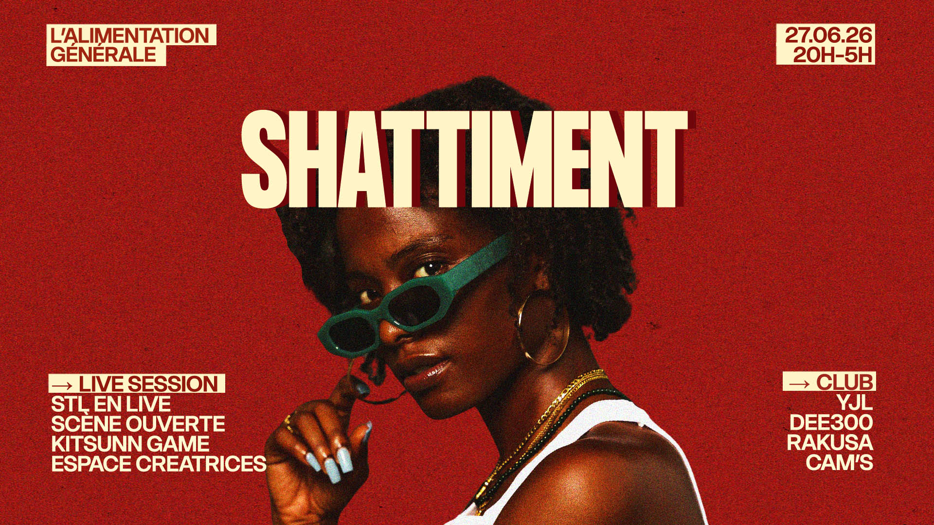 Shattiment : Live & Club