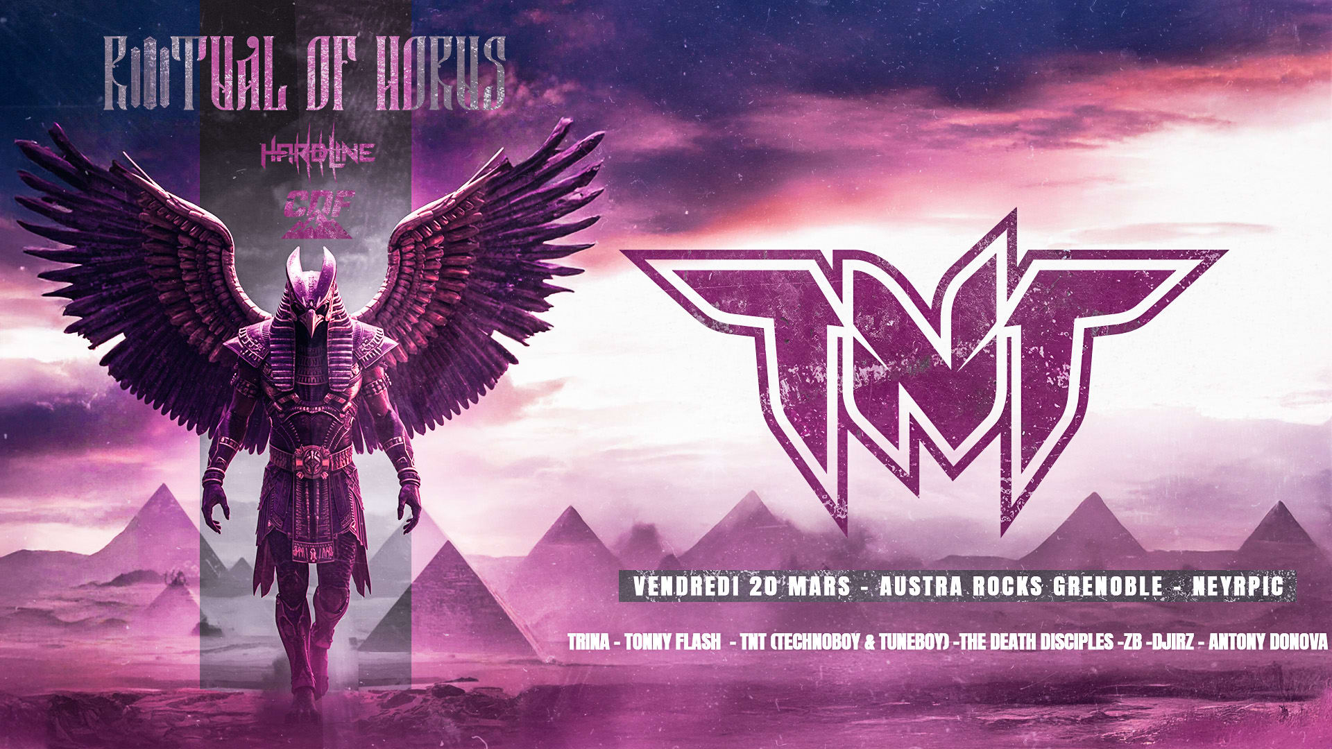 Hardline X Cdf : Riiitual Of Horus Invite Tnt