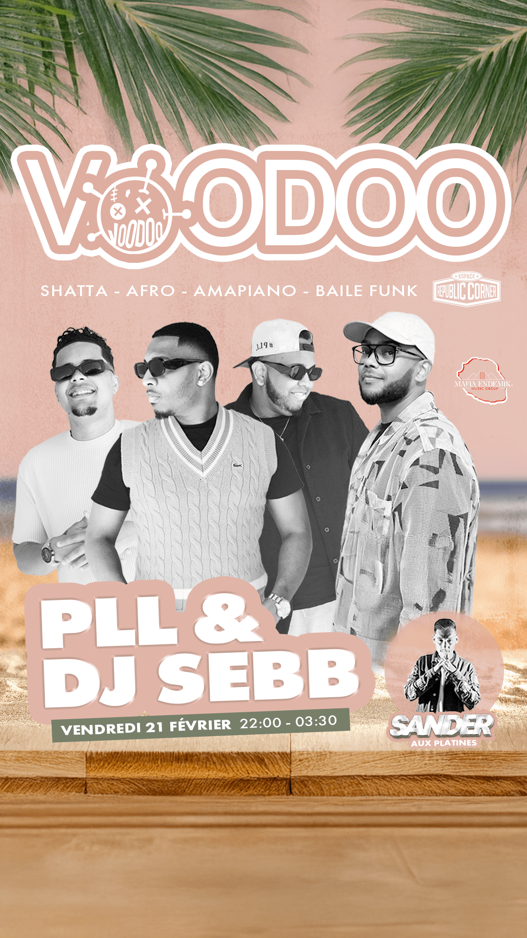 Voodoo #6 - Pll & Dj Sebb À L'espace Republic Corner