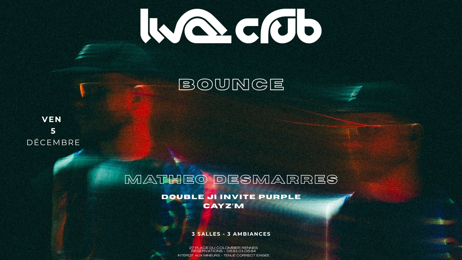 Bounce : Matheodesmarres + Cayz'm + Double Ji Invite Purple
