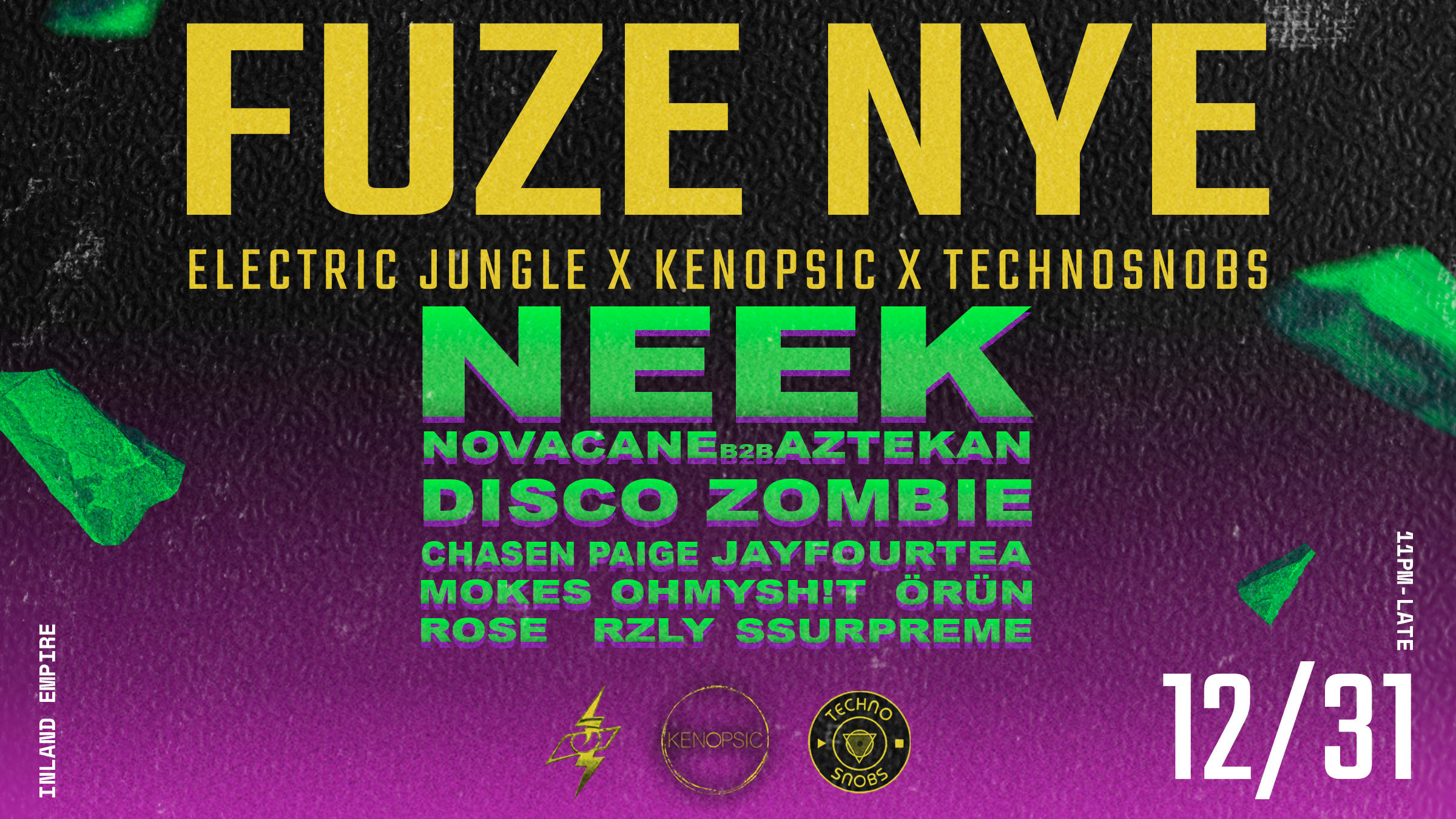 Fuze Nye: Electric Jungle X Kenopsic X Technosnobs