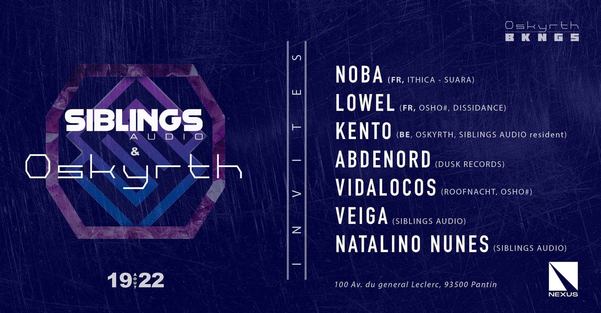 [Techno / Hard Techno] Siblings Audio X Oskyrth : Noba [Suara] 