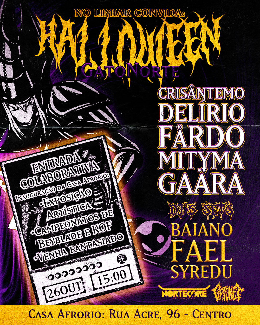 Halloween Gatonorte: Nortecore E Gatonet