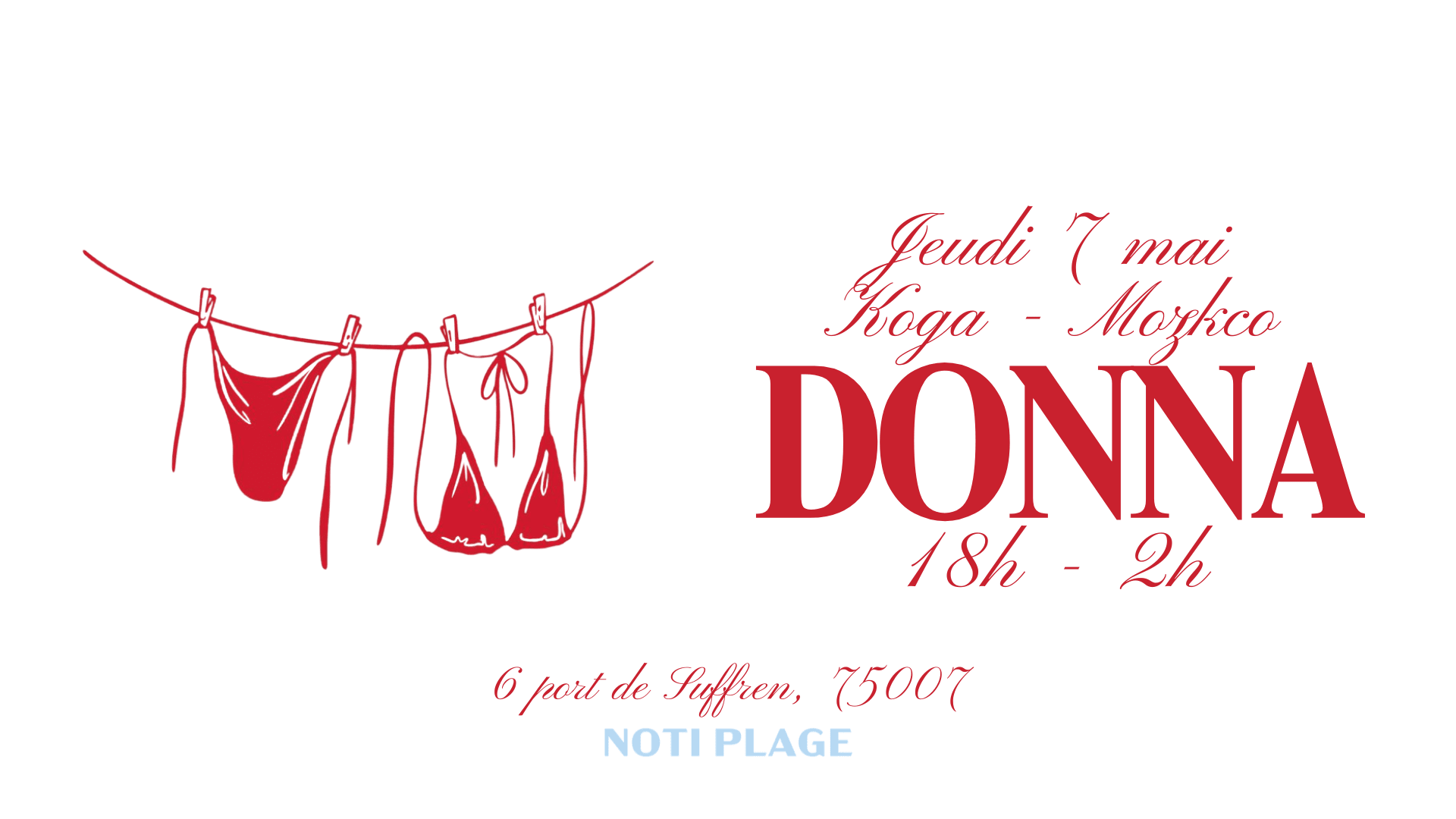 Donna — Noti Plage Opening