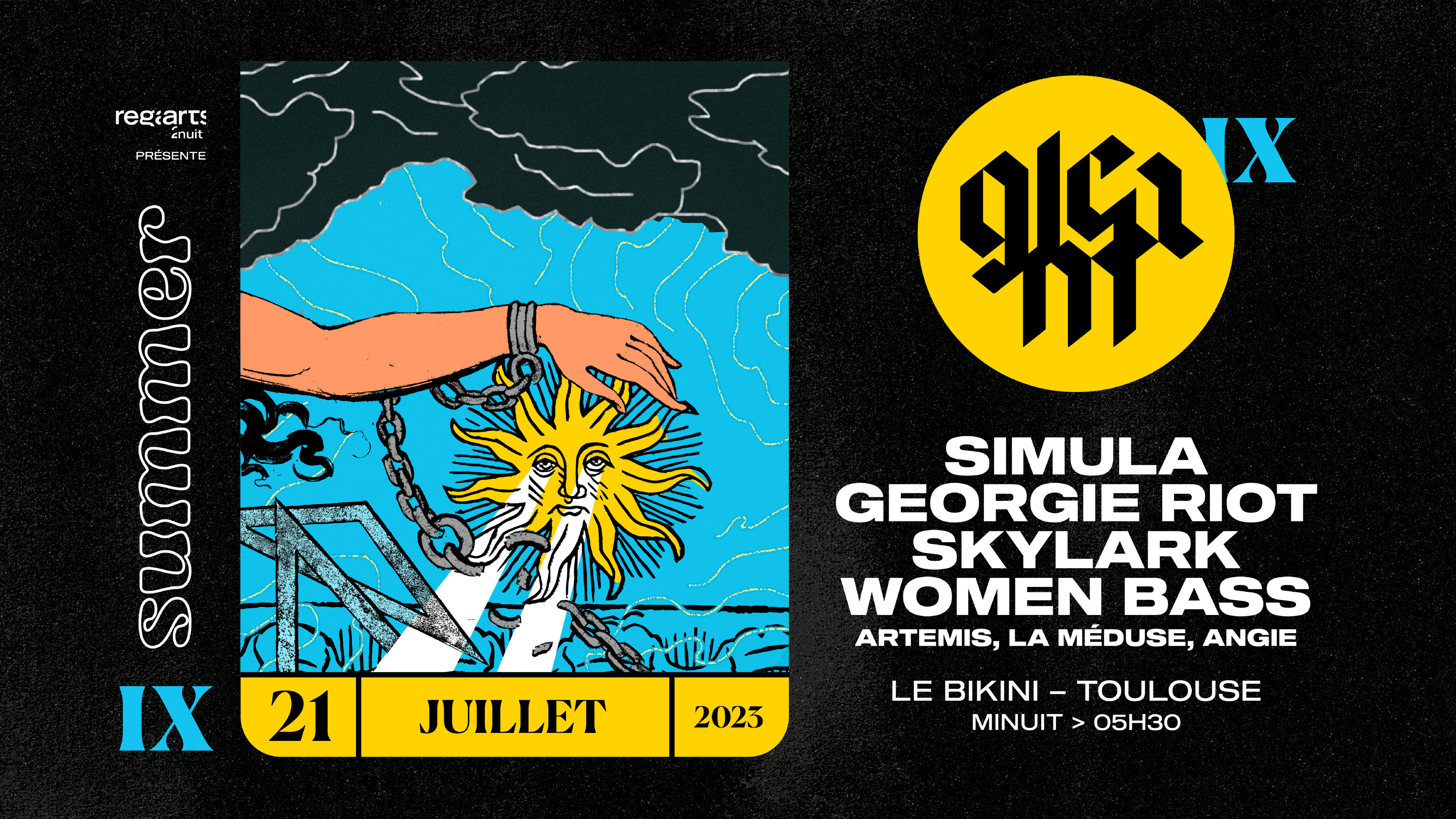 Summer Gleam W/ Simula, Georgie Riot, Skylark