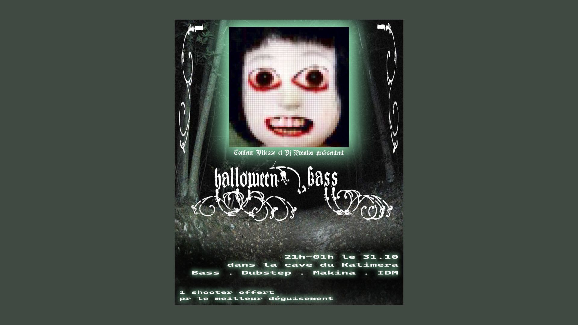 Halloween : Couleur Vitesse Invite Dj Proutox @Kalimera