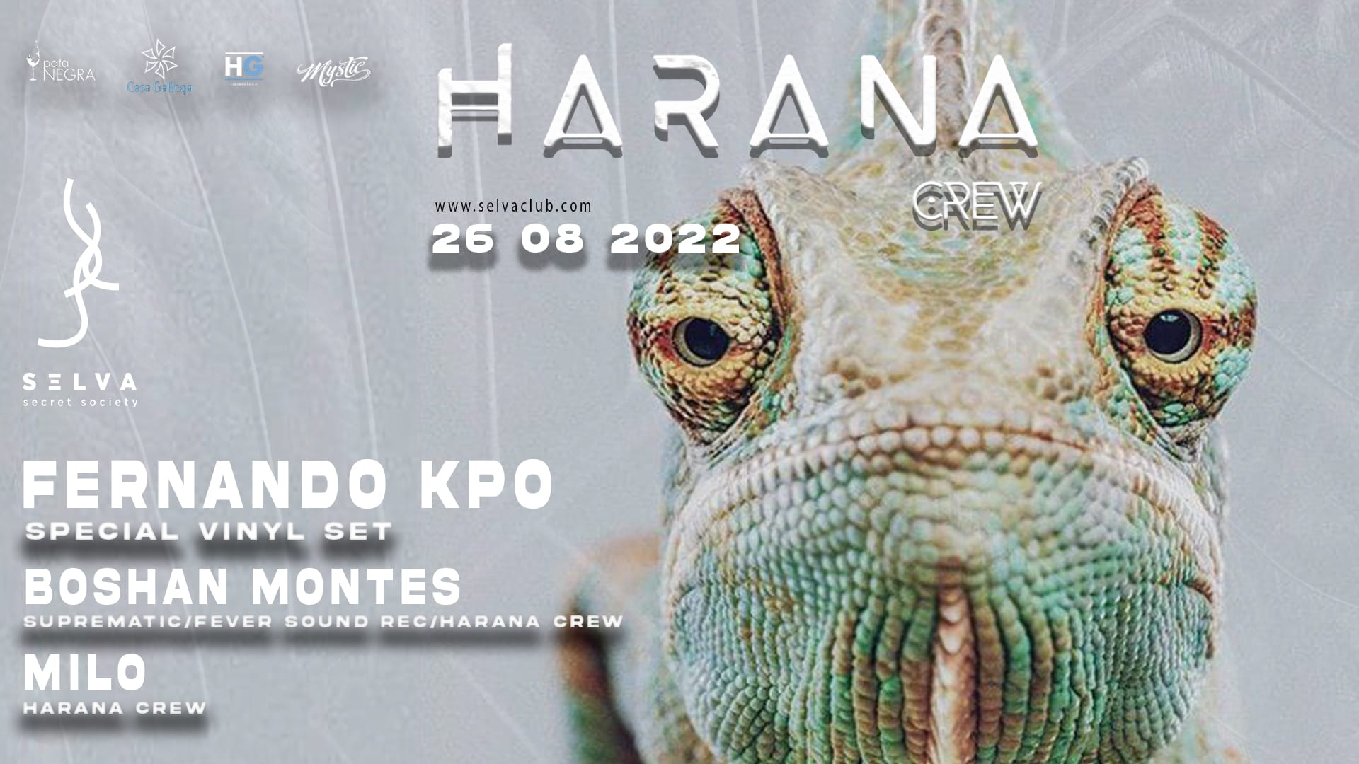 Selva Club - Friday 26th Harana Crew W/ Fernando Kpo 