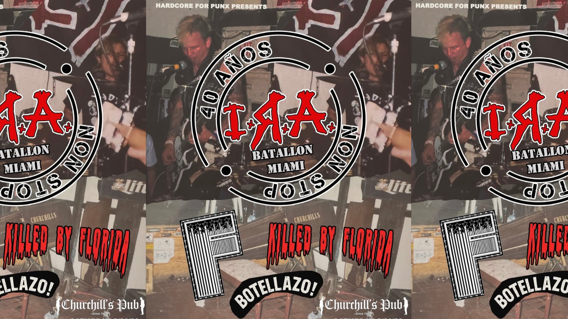 I.R.A (Colombia), Killed By Florida, Botellazo, F