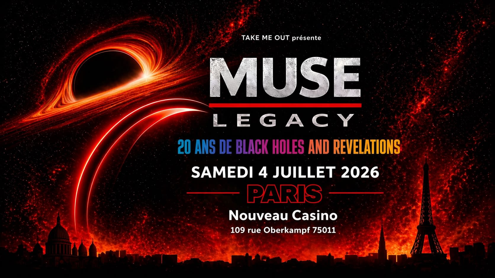 Muse Legacy : Live 20 Ans De Black Holes And Revelations