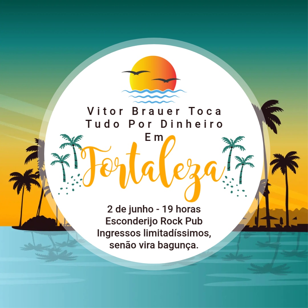 Vitor Brauer Toca Tudo Por Dinheiro Em Fortaleza