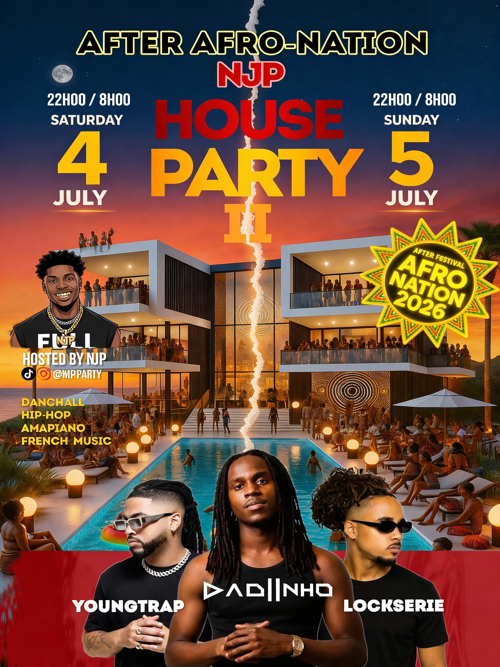 Njp Party After Afro-Nation