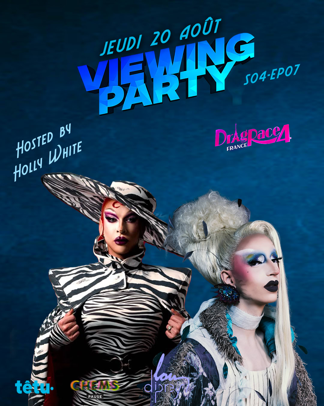 Viewing Party Drag Race France With Margarette S04 Ep07
